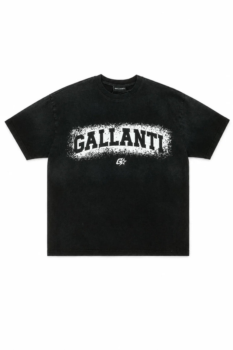 Black Spray Tee