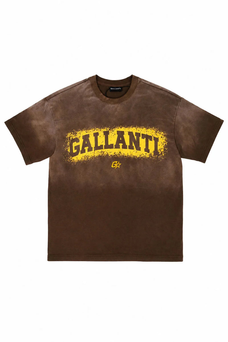 Brown Spray Tee