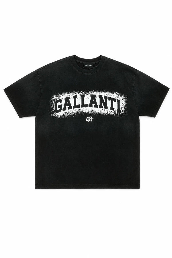 Black Spray Tee